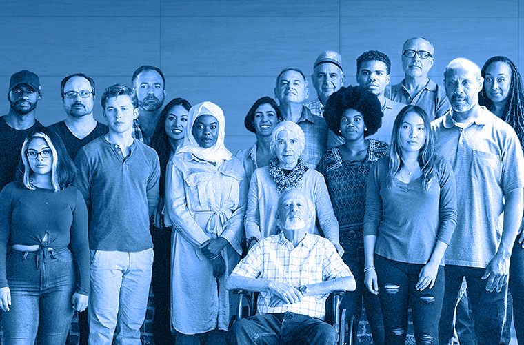 diverse group of people